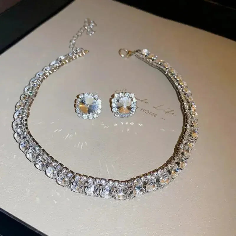 Lux Green Crystal Necklace