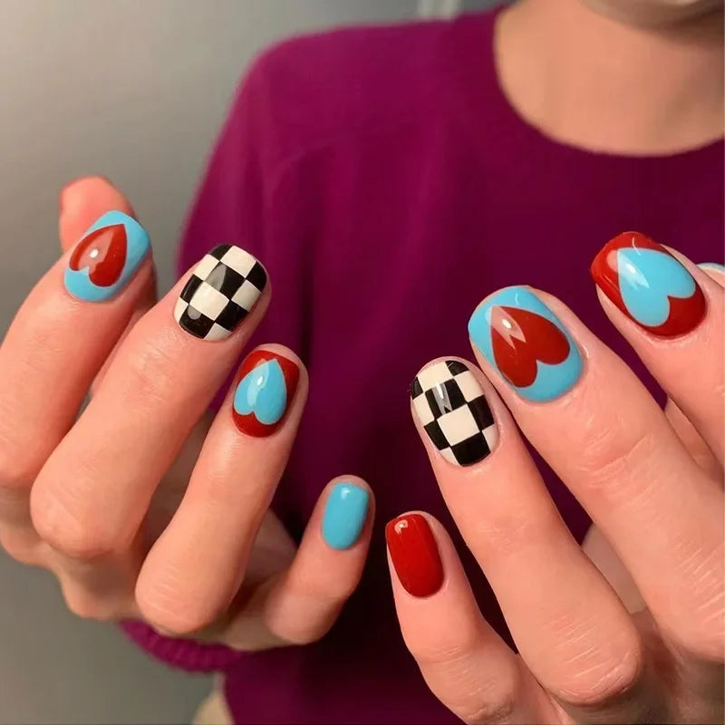 Romantic Heart Wearable Nail Art