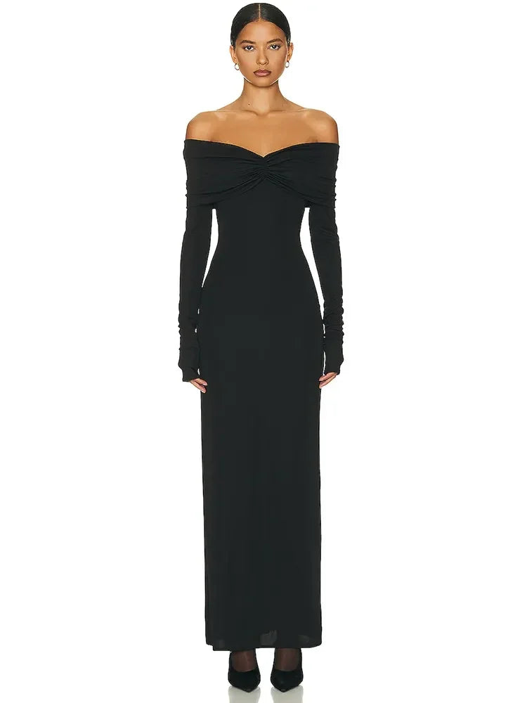 Gigi Full Sleeve Evening Dress
