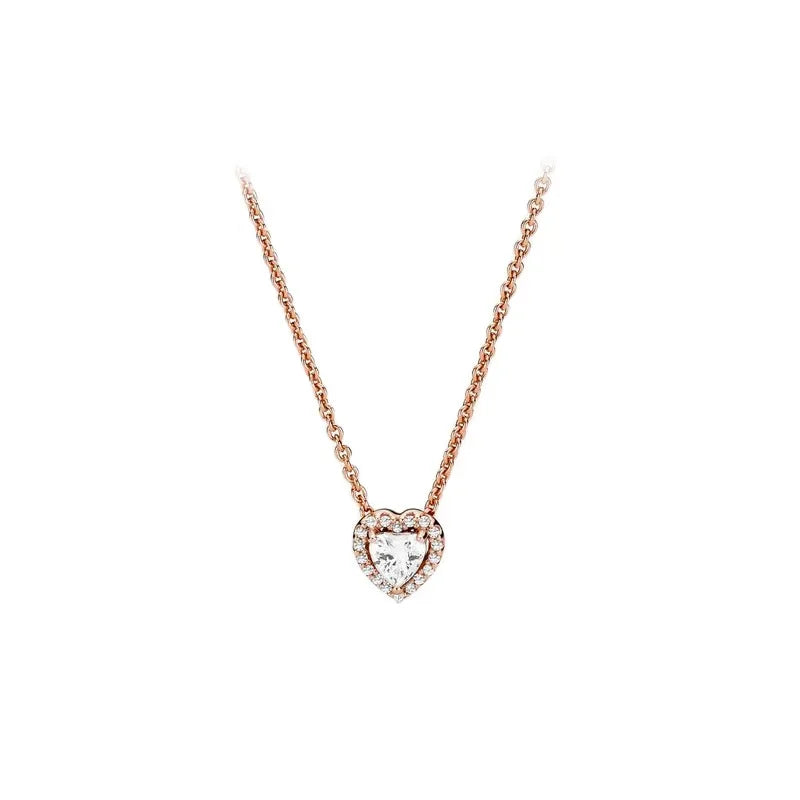 Friendship 925 Sterling Silver Zircon Necklace