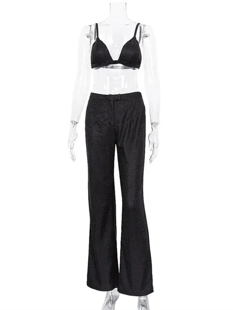 Glitz Blazer & Pants Matching Set