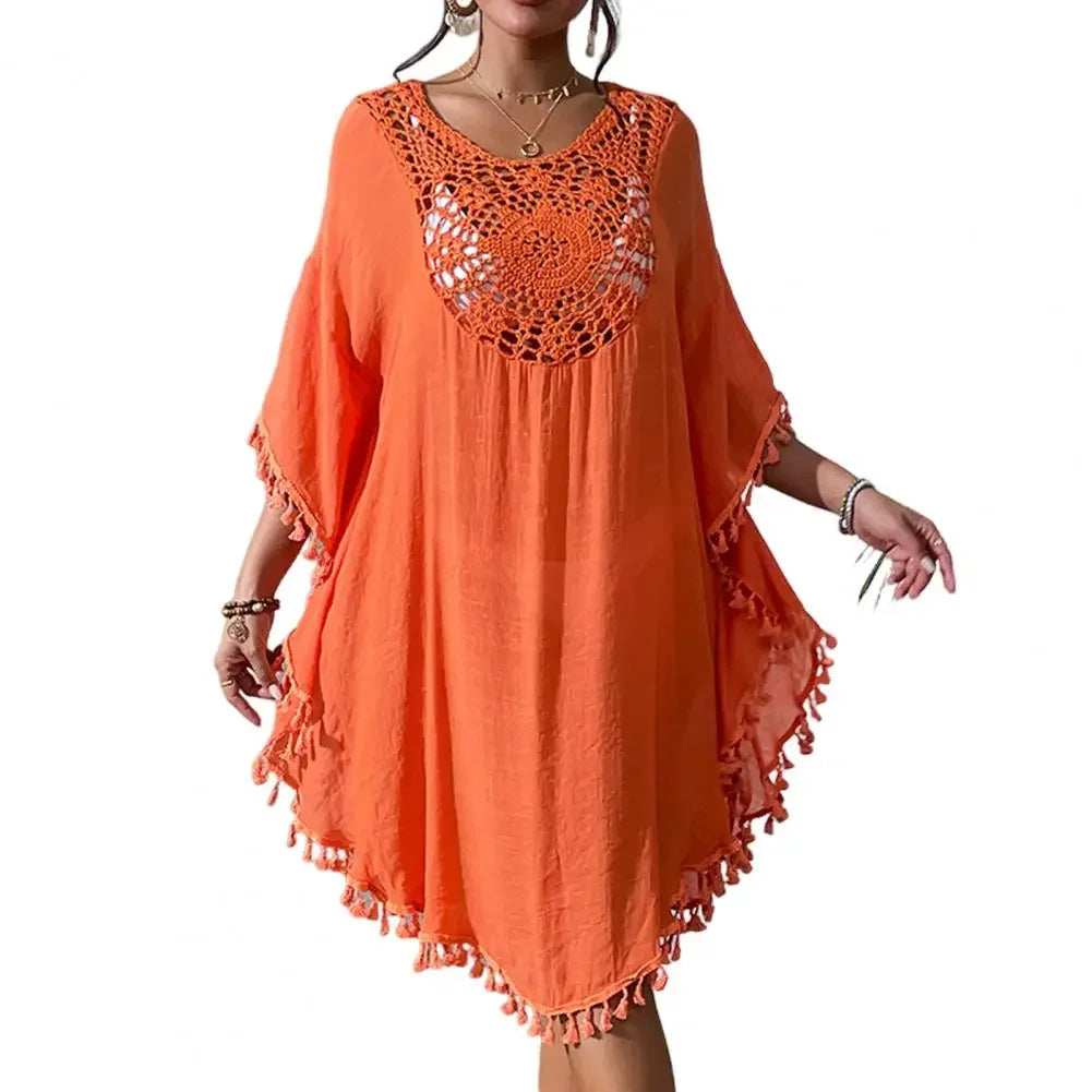 Nadia Fringed Bikini Cover Up