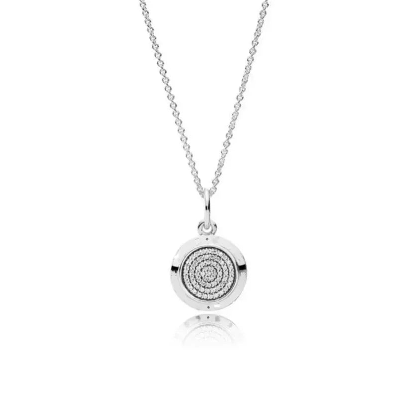 Friendship 925 Sterling Silver Zircon Necklace