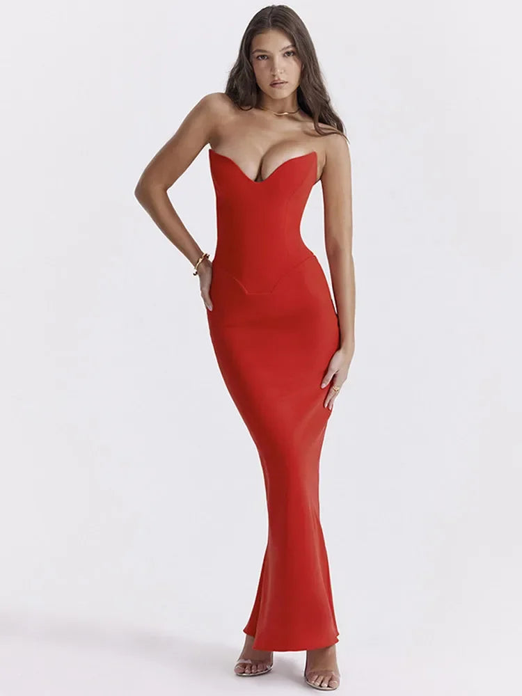 Charlie Strapless Maxi Dress