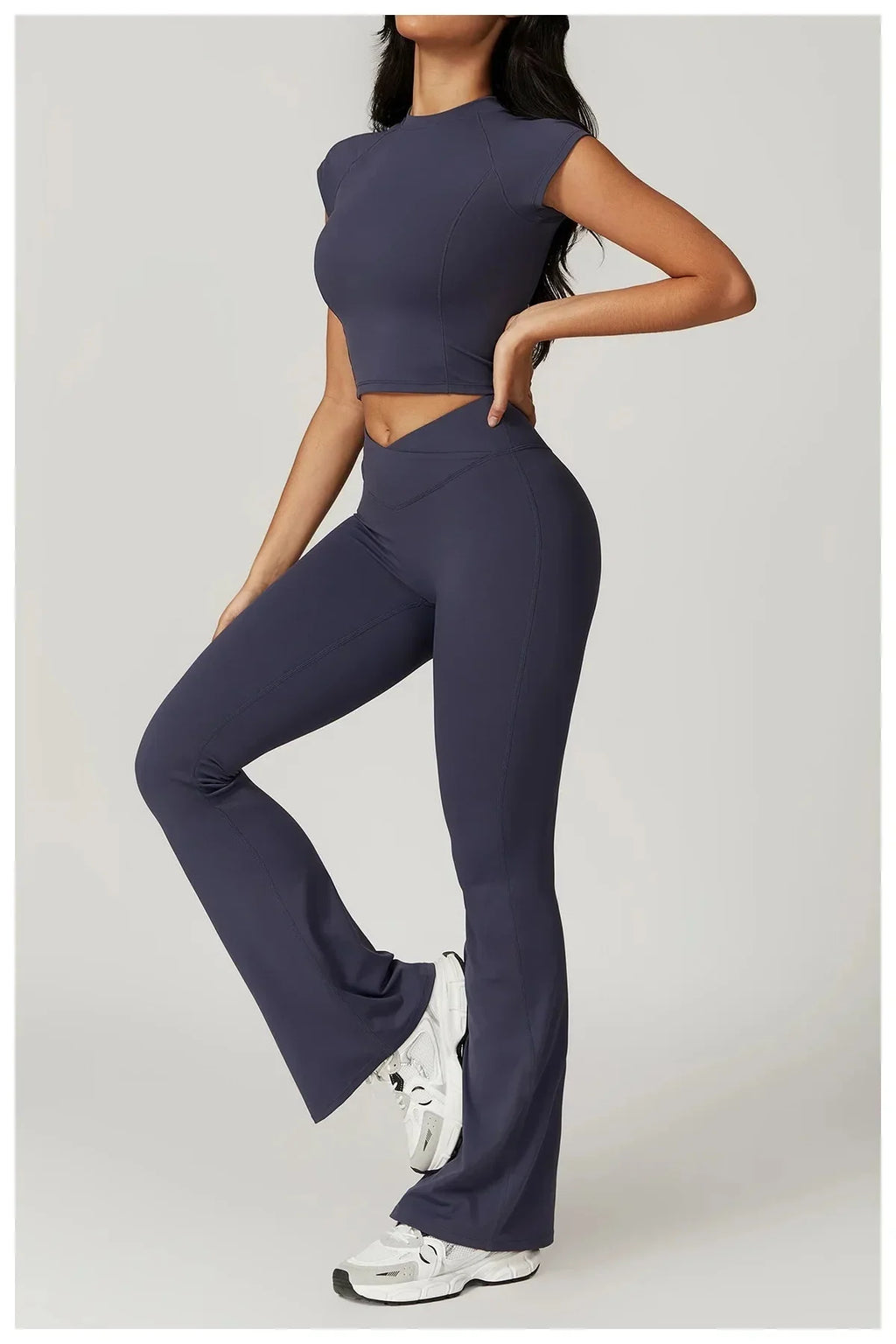 Women's Wide Leg High Waist Yoga Set