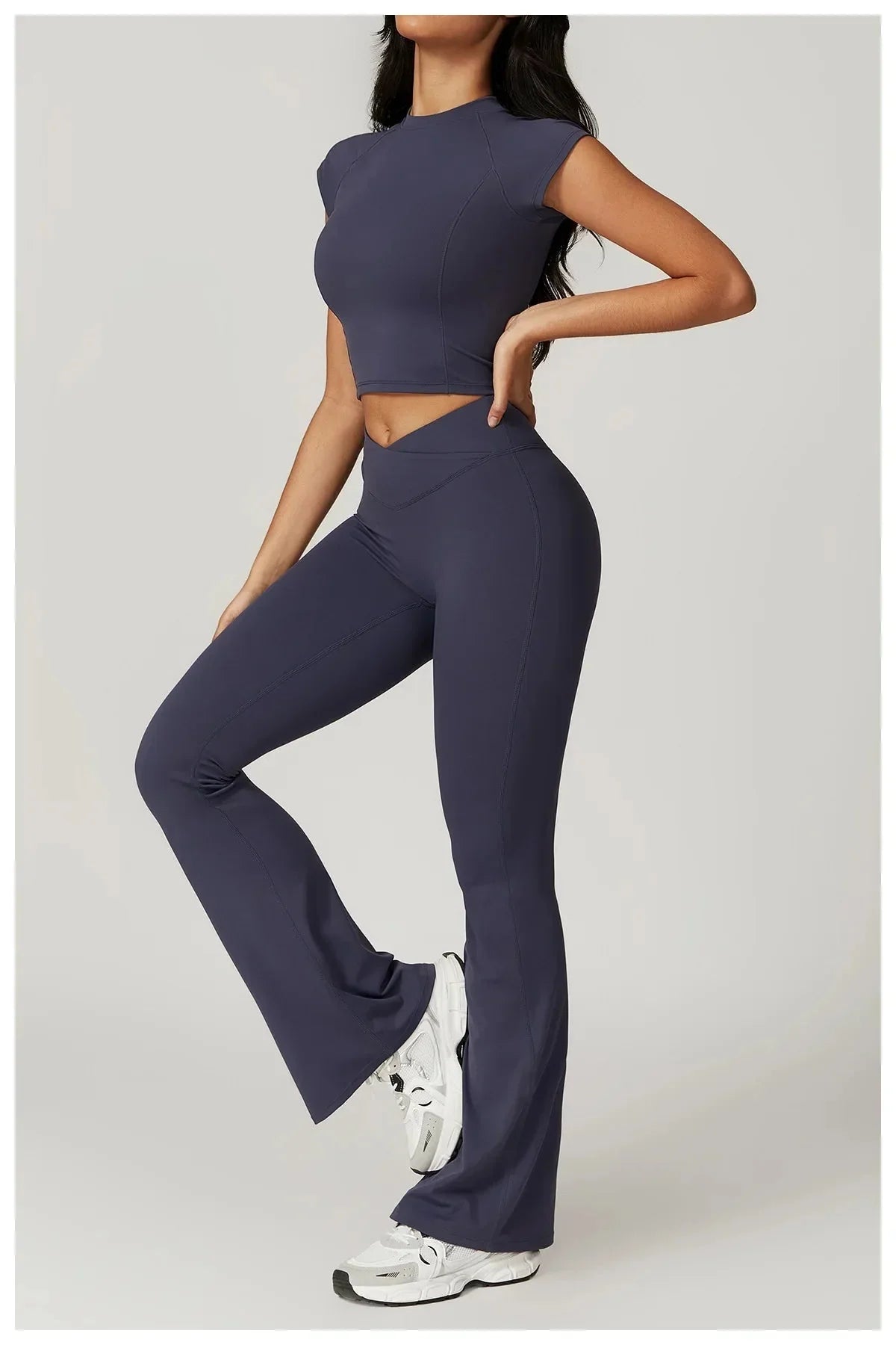 Women's Wide Leg High Waist Yoga Set