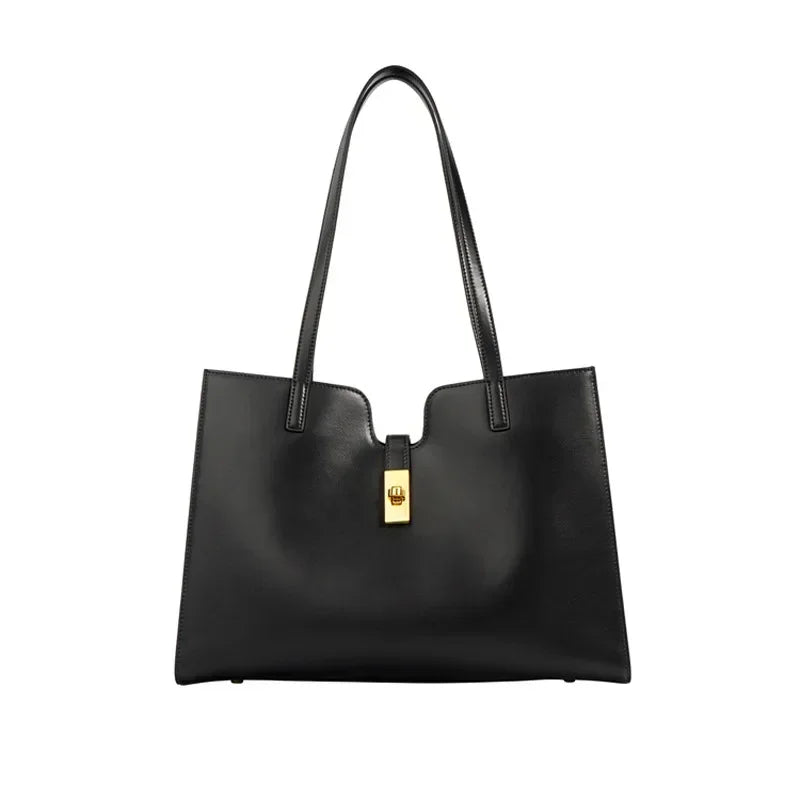 LUX Shopper Leather Shoulder Bag