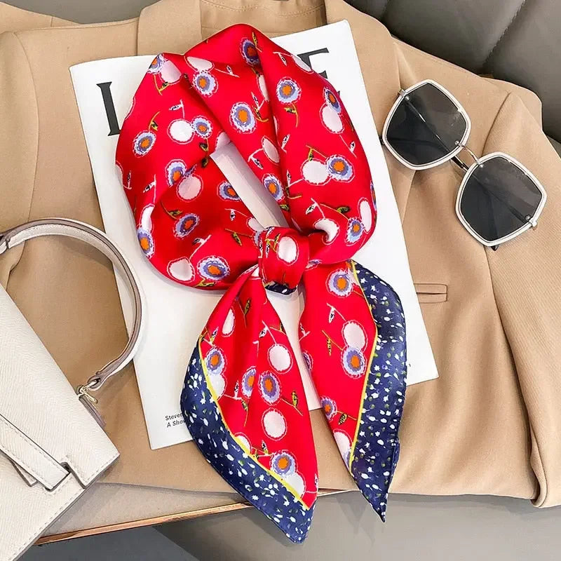 Saturday Afternoon Silk Square Scarf