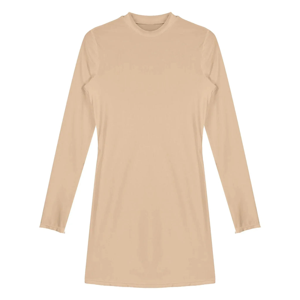 LUX Shiny Stretch Bodycon Dress