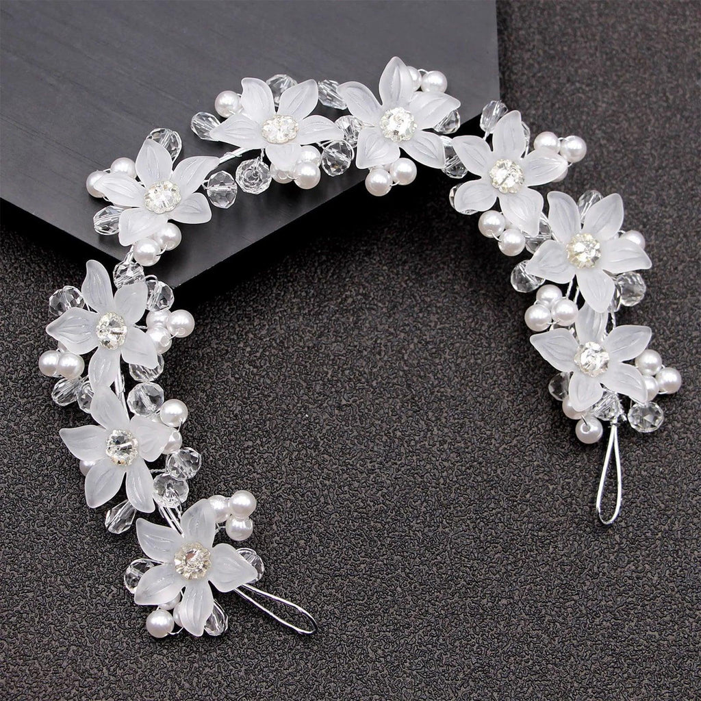 Pearl Crystal Bridal Headband