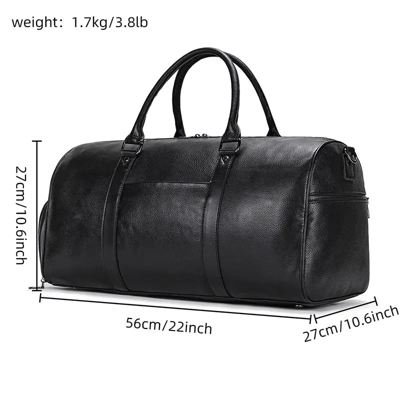 LUX Genuine Leather Travel Bag