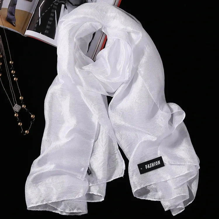 Silk Linen Shawls Scarves
