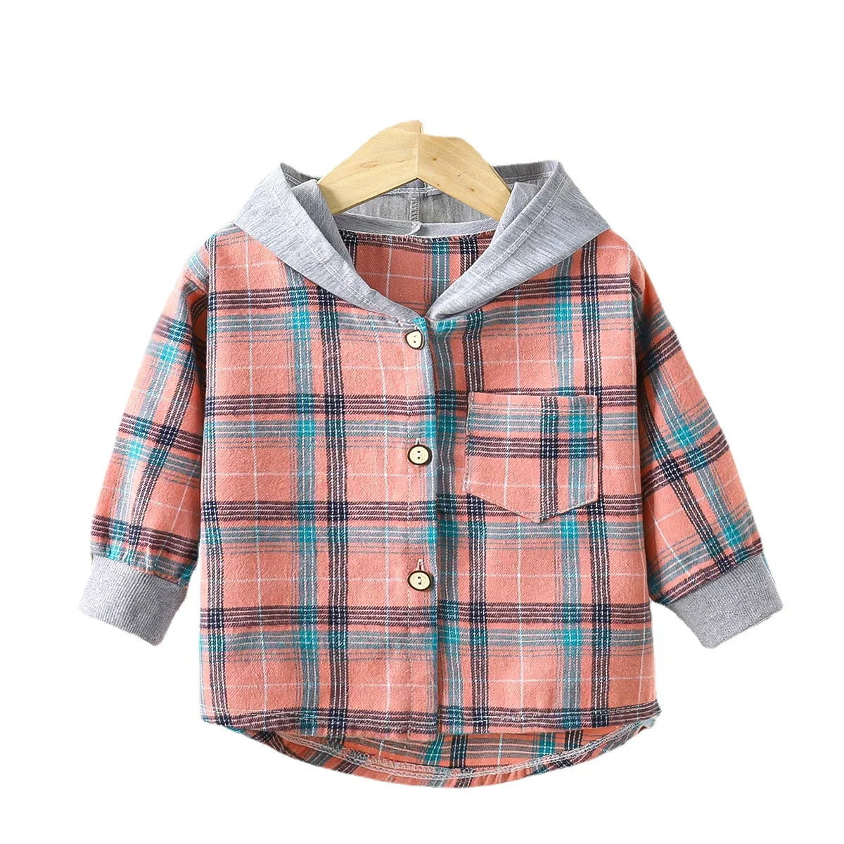 Kids Spring Plaid Shirts