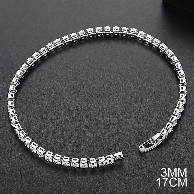 Iced Out Tennis Bracelet Collection
