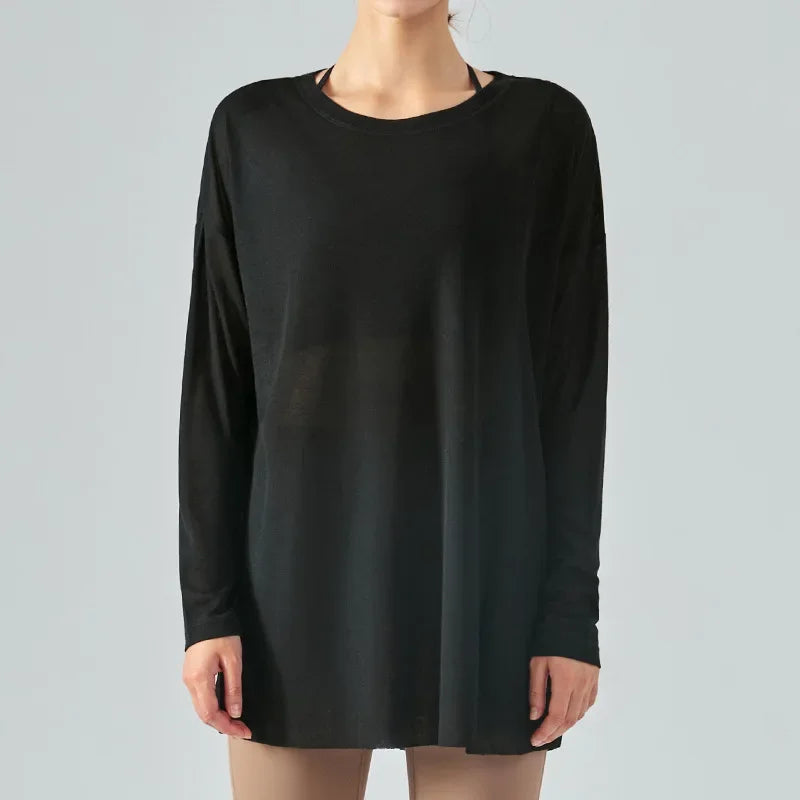 Long Sleeve Yoga Workout Top