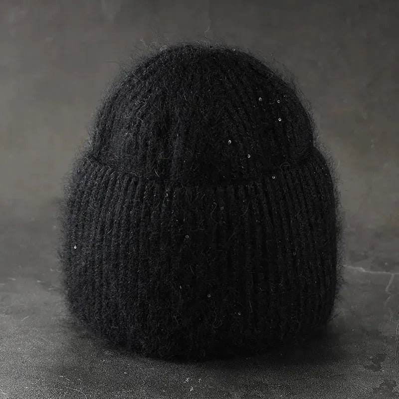 Women’s Rabbit Fur Beanie Hat
