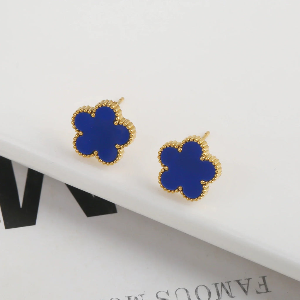 Gold Plated Stainless Steel Flower Bracelet
