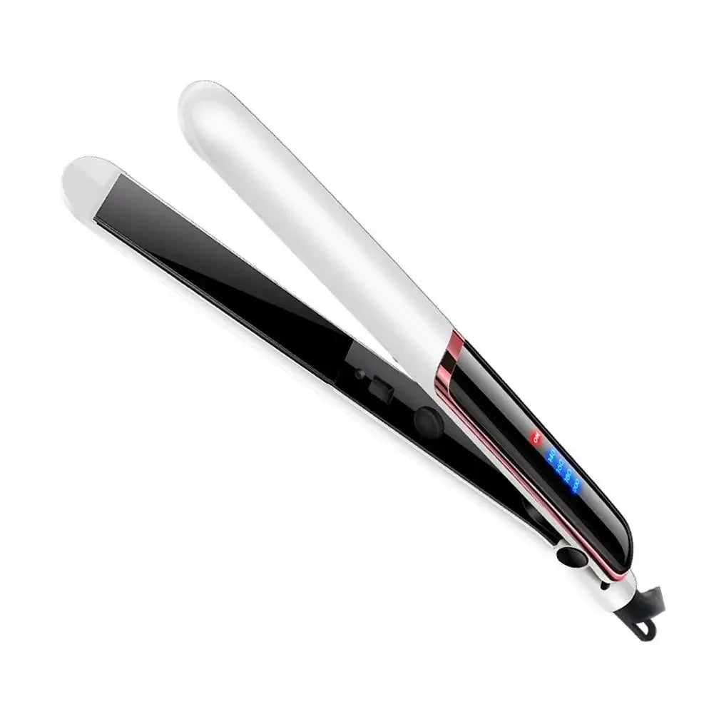 Professional Hair Straightener Ceramic Ionic Fast Heat-Up Ion Negative Hair Iron Iron Display Straightener Hair Lcd Flat X5P2
