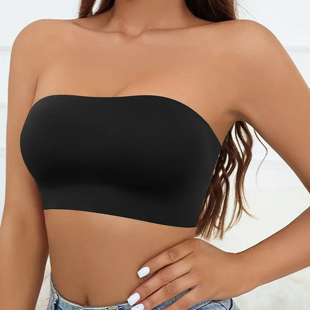 Seamless Strapless Bra 3Pc Set