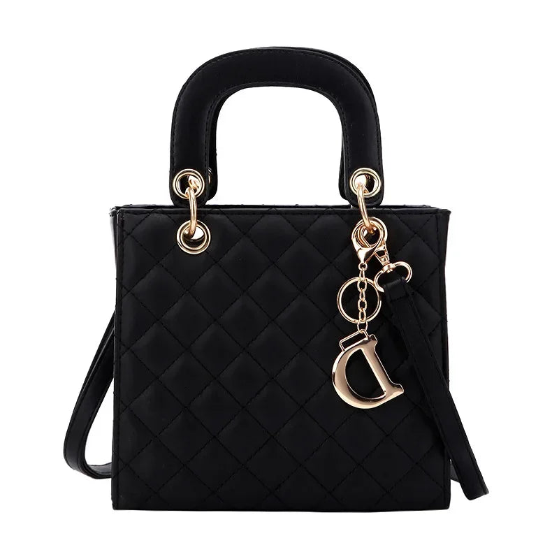 Diamond Stitch Handle Bag