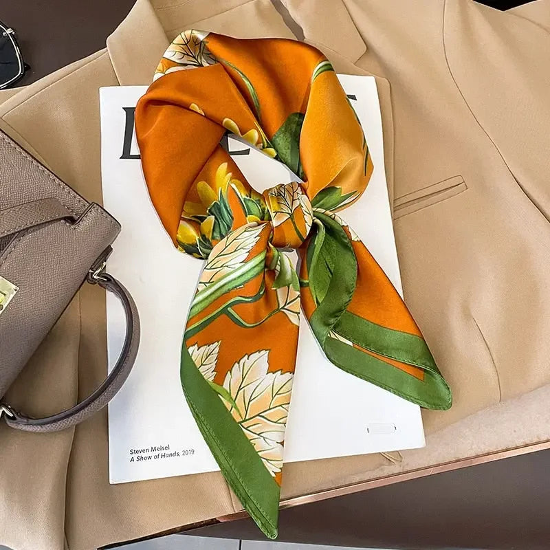 Saturday Afternoon Silk Square Scarf