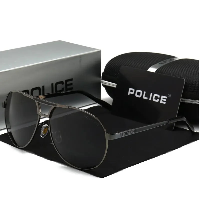 LUXMAN POLICE Driving Sunglasses Polarized UV400