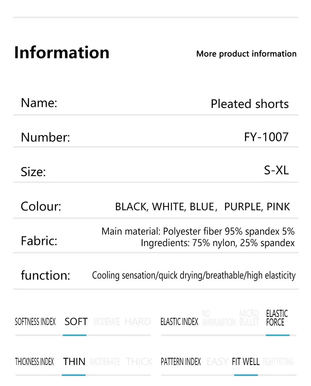 Yoga Shorts Quick Dry