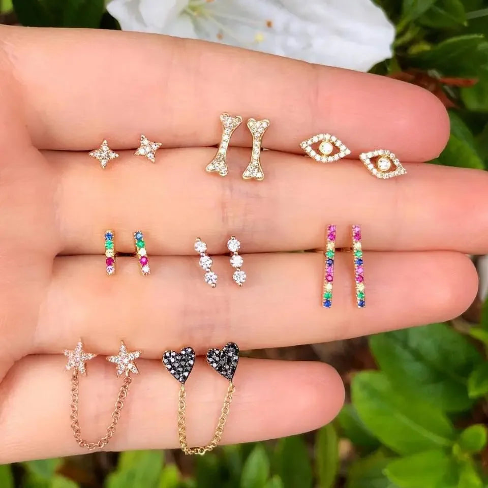 Bohemia Shell Starfish Dangle Earring set For Women Summer Beach Pearl Conch Drop Geometric Earring Girls Fashion Jewelry