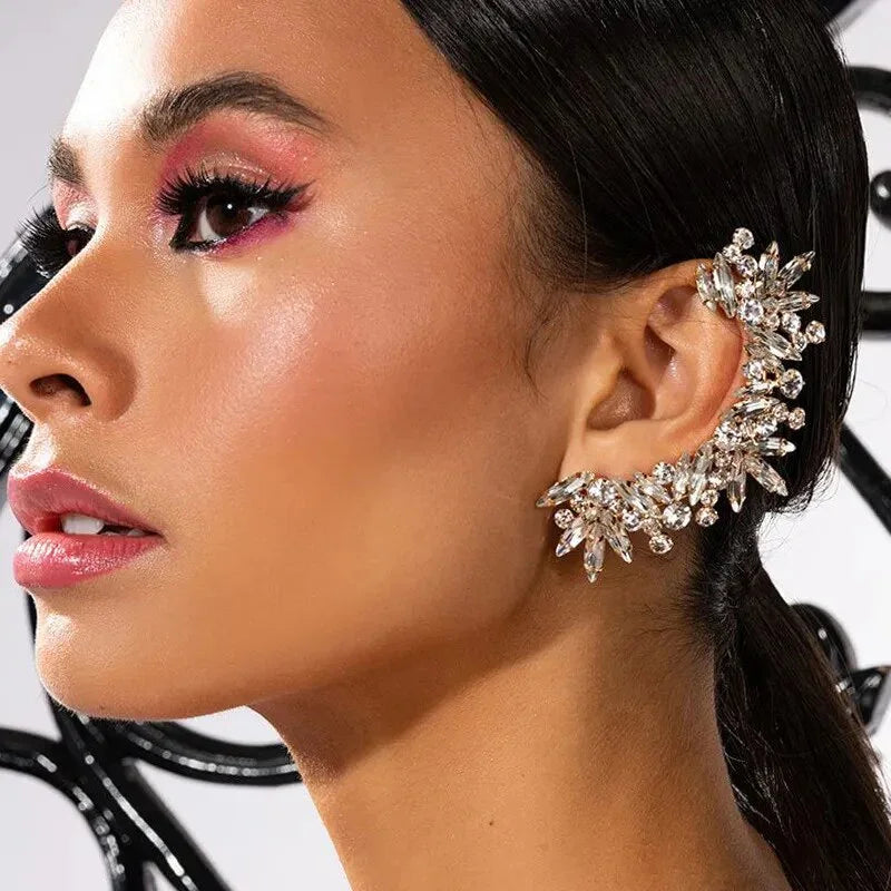 Crystal Jewelry Ear Cuff