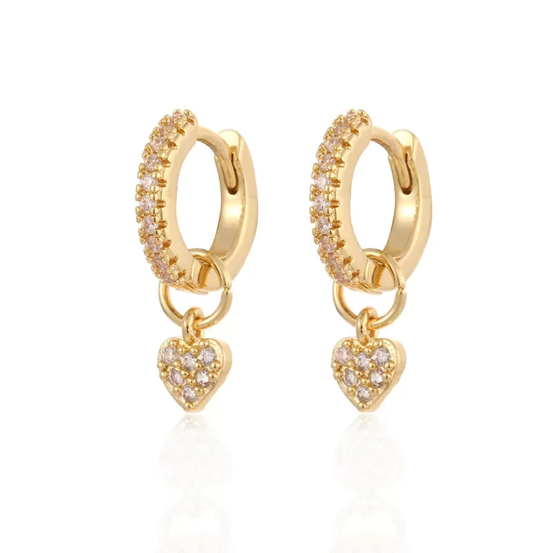 Cubic Zirconia Fashion Stud Earings (Mix and Match)