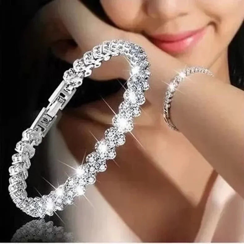 Crystal Swarovski Tennis Bracelet