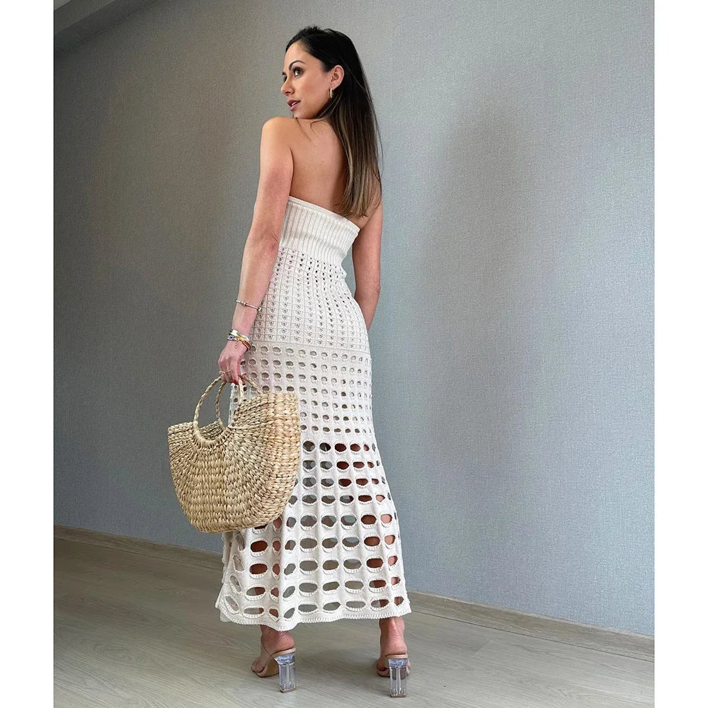 Chic Chantelle Strapless Maxi Summer Dress
