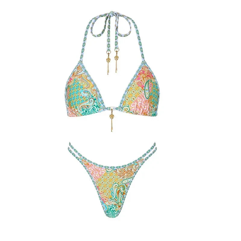 Mykonos Bikini & Skirt Set