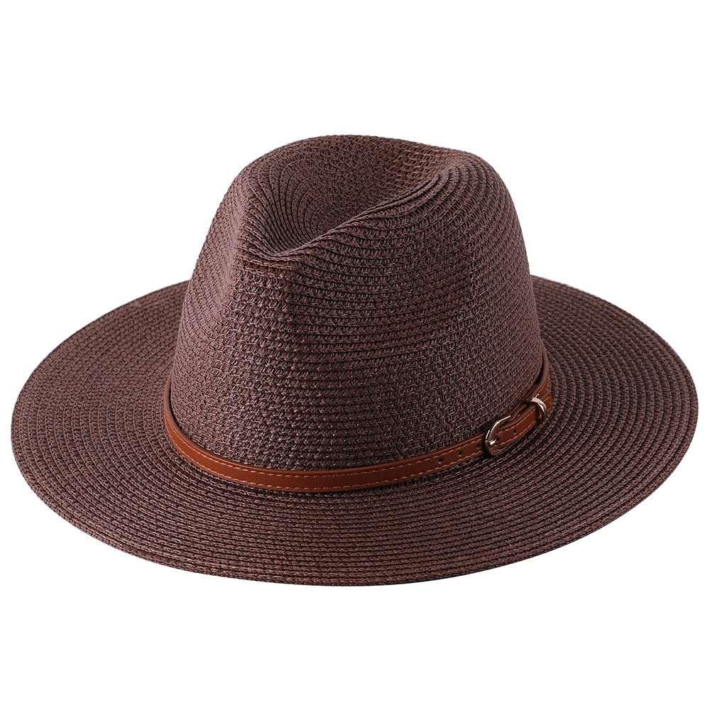 Panama Women/Men Wide Brim Beach Hat UV Protection