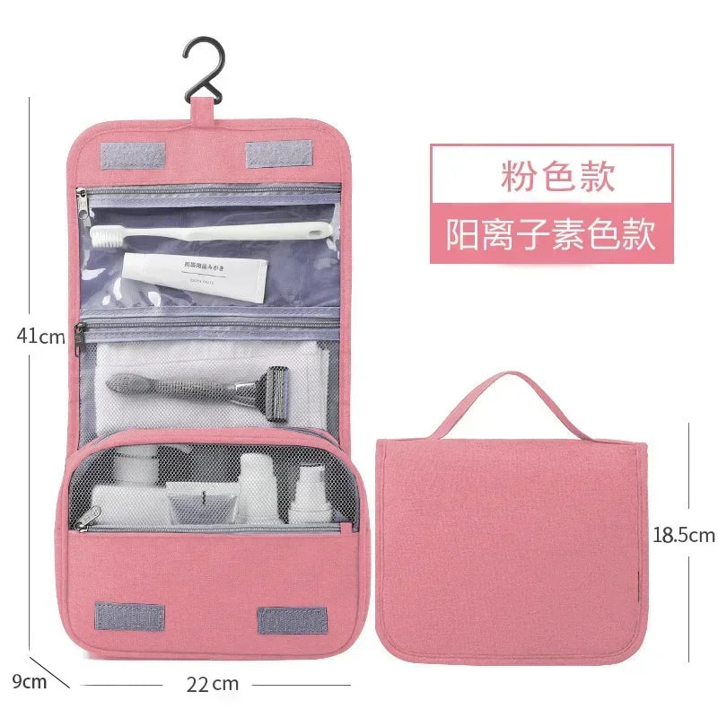 Travel Foldable Toilet Storage Bag Waterproof Hanging Makeup Bags Women Portable Cosmetic Storage Bag Travel Essential wash bag