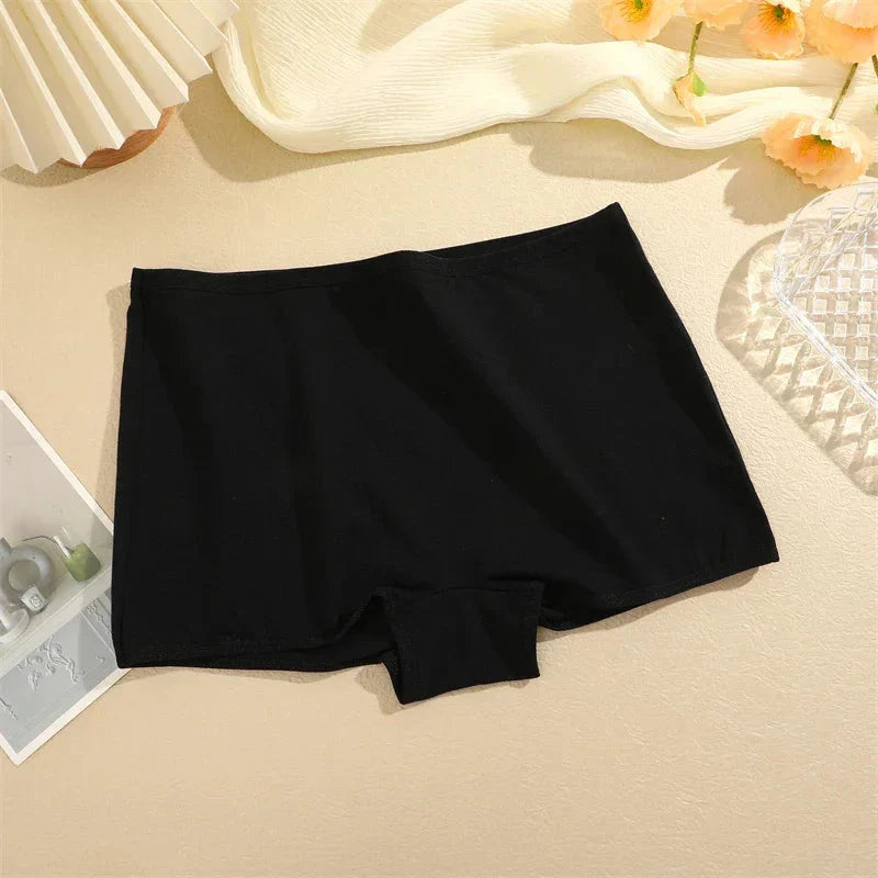 Women's Cotton Seamless Sports Boxers XS-XL