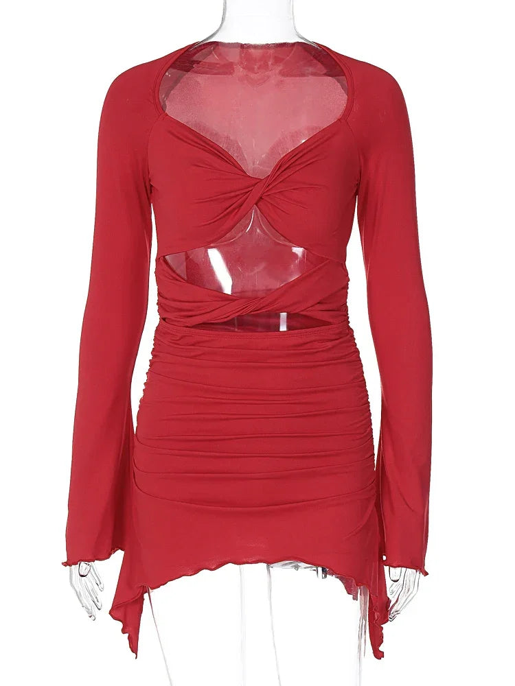 Rita Ruched Mini Dress