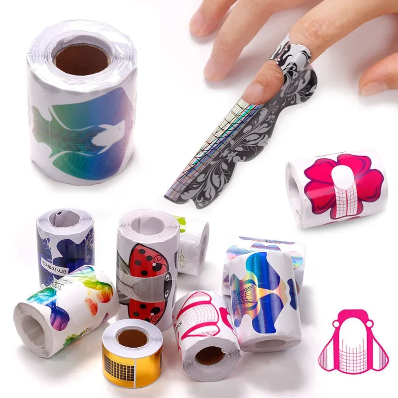 French Nail Tips Nail Sticker 100pcs