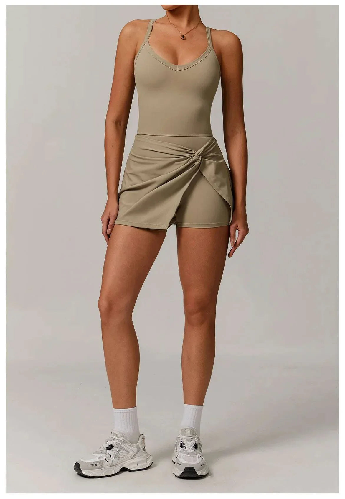 Tennis Crossback Push Up Dress