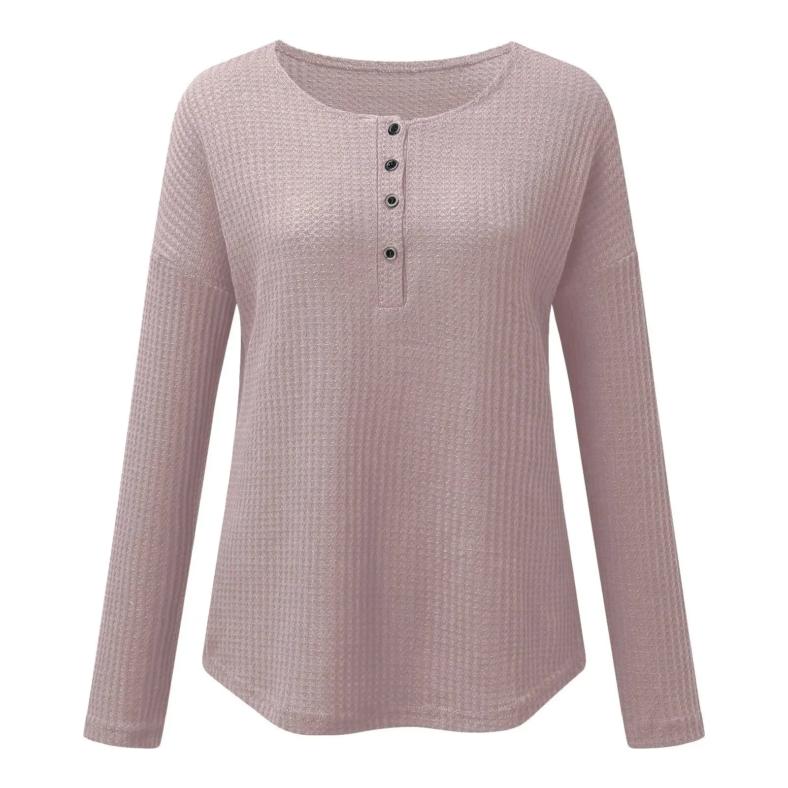 Women’s Waffle Long Sleeve Top