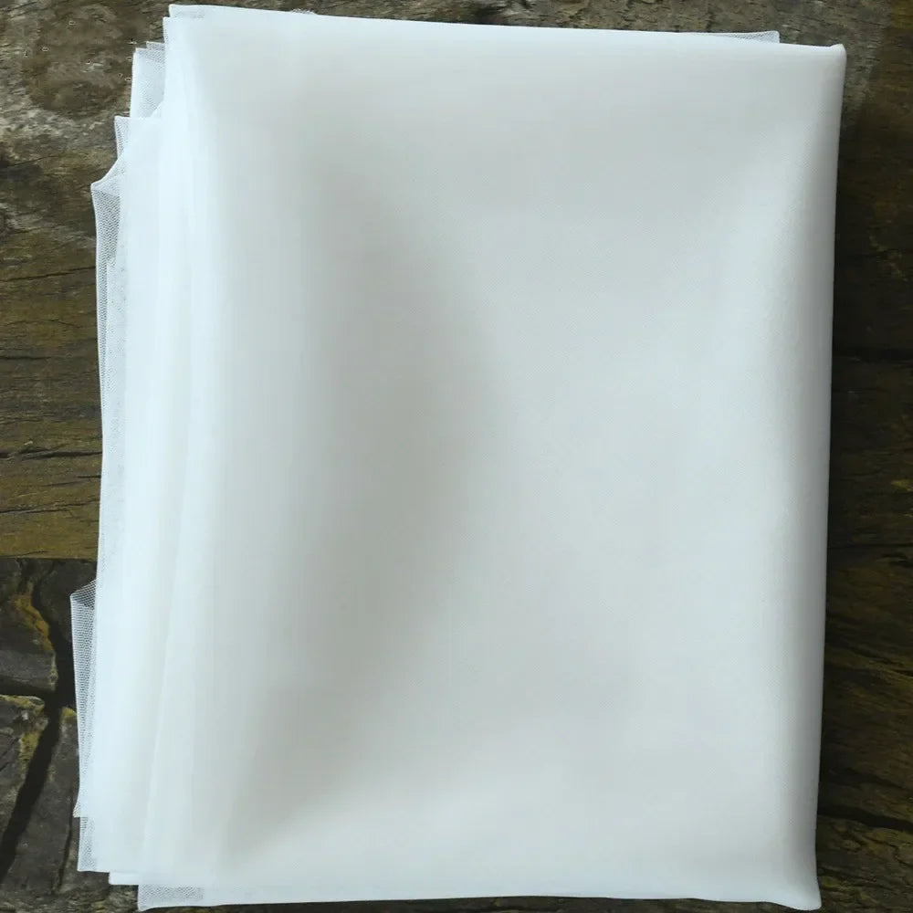Satin Ribbon Wedding Veils 2023 Tea Length Two Layer with Comb Bridal Veil Party Bride Veils Women Hair Accessory