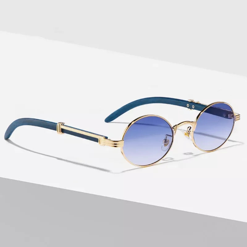 Rocker Luxury Brand Classic Oval Sunglasses