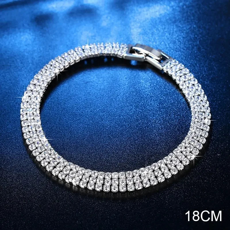 Iced Out Tennis Bracelet Collection