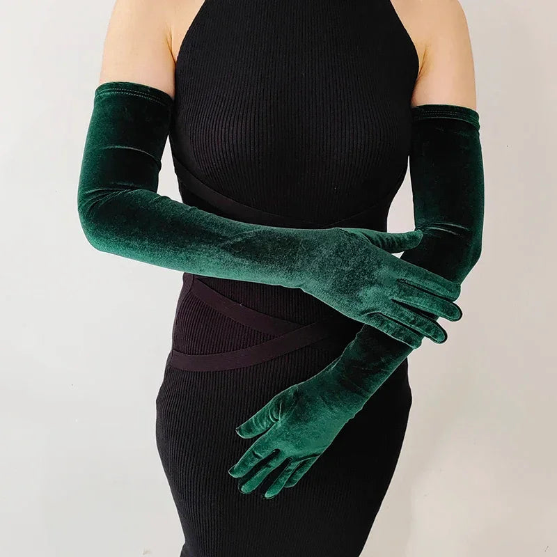 Velvet Opera Gloves