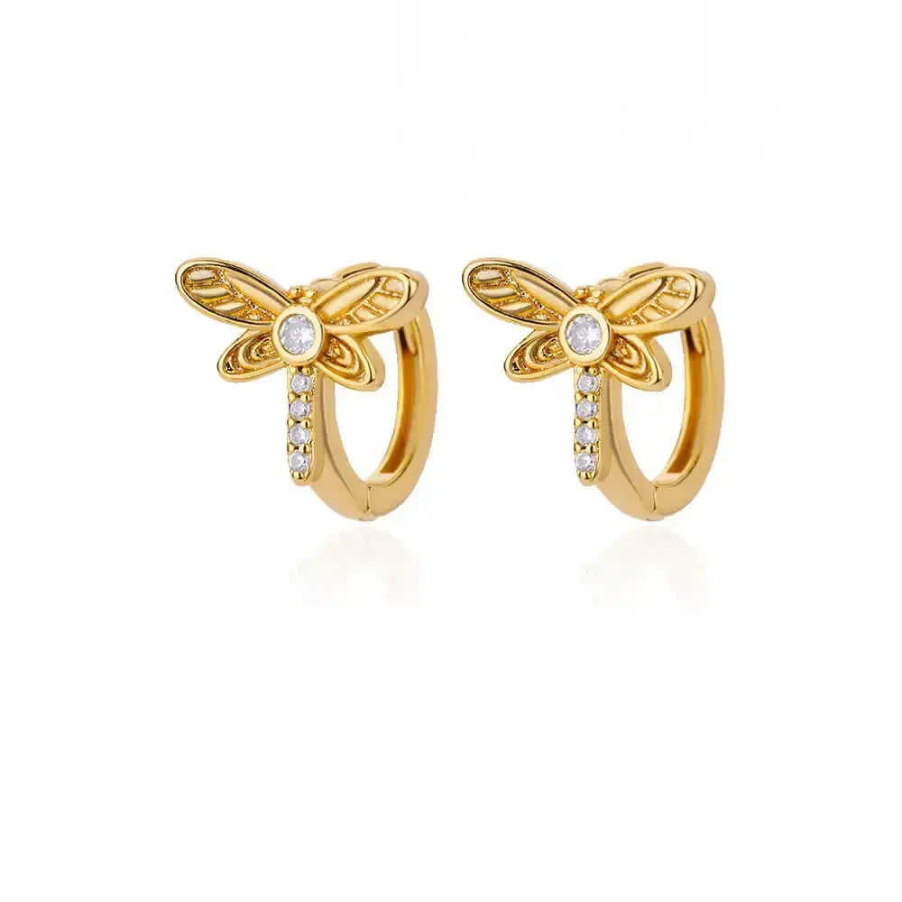 Lux Diva Stainless Steel Hoop Earrings