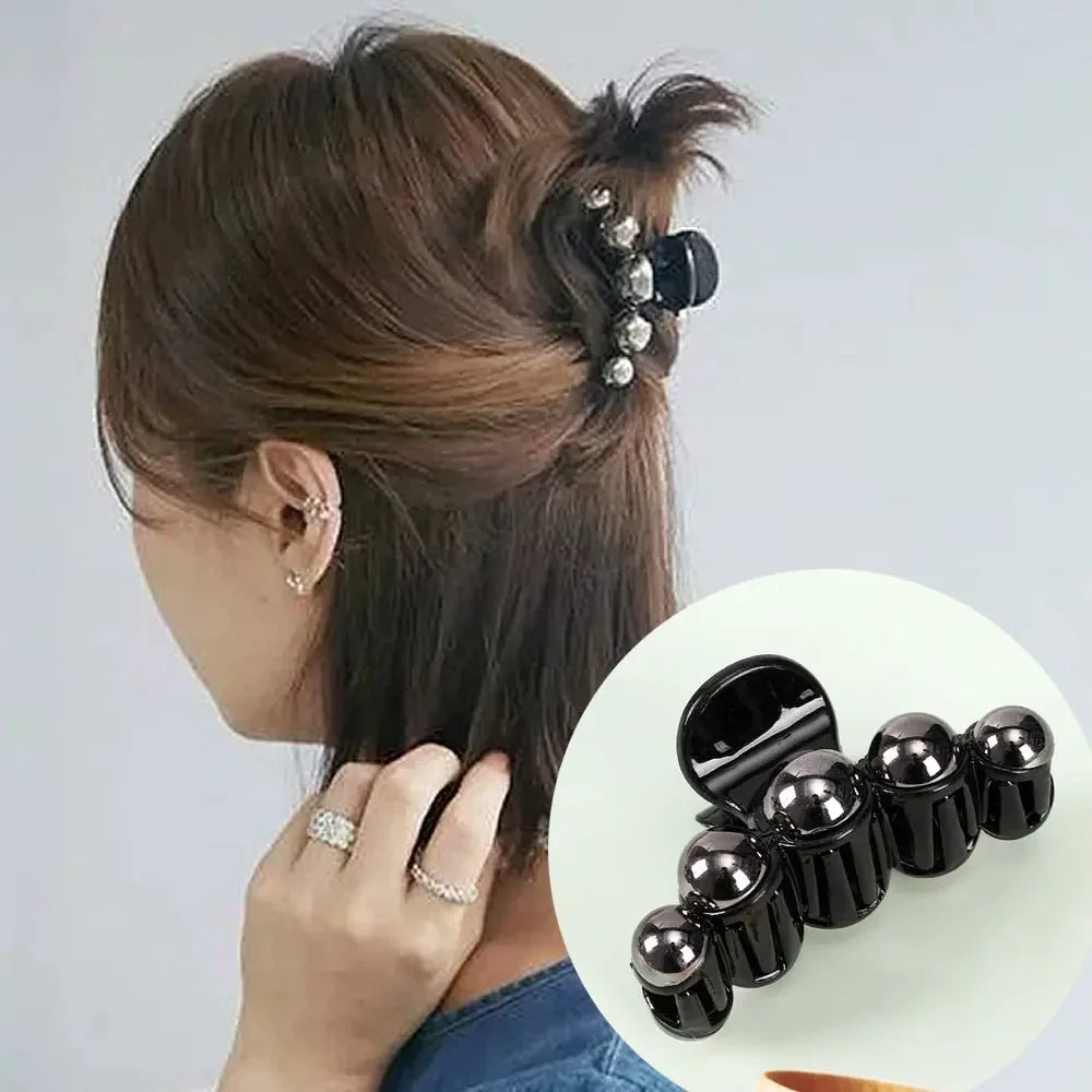 Giant Pearl Acrylic Hair Clip