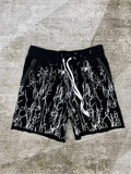 LUXMAN Drawstring Cotton Terry Fabric Shorts