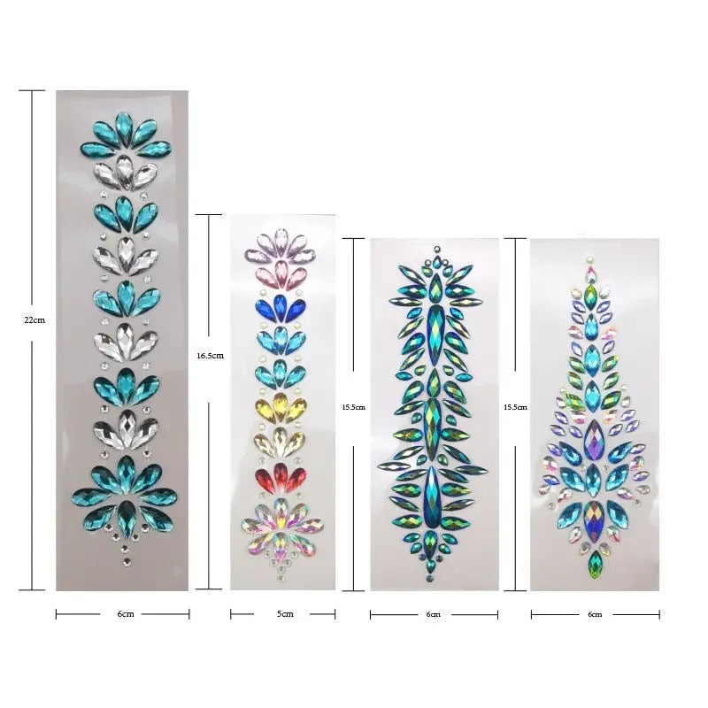 EDM 3D Crystal Stickers