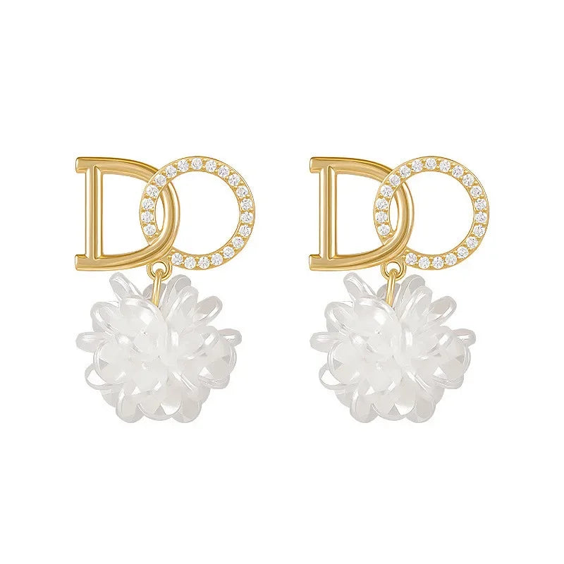 LUX Zircon Pearl Drop Earrings