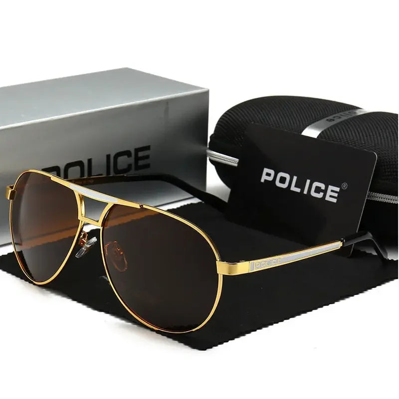 LUXMAN POLICE Driving Sunglasses Polarized UV400